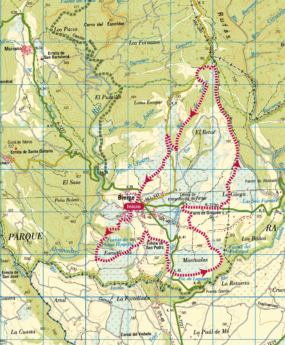Mapa ruta BTT Campos de Bierge MAPA-Ruta40 BTTCaminosBierge
